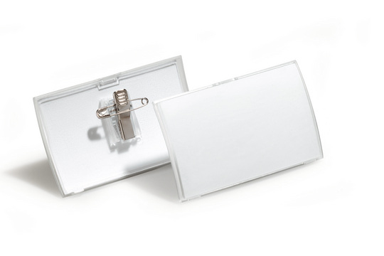 DURABLE Namensschild Click Fold m Kombiklemme 40x75mm 25 St